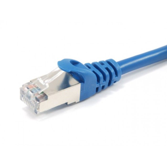 Cabo de Rede Cat6A S/FTP LSZH 2mt - azul