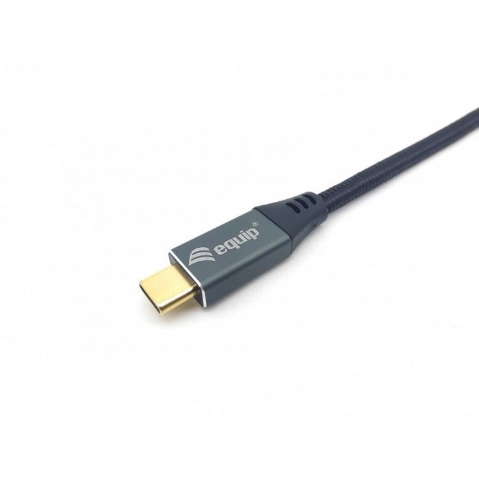 Equip 133421 Adaptador de cabo de vdeo 1 m USB Type-C DisplayPort Cinzento