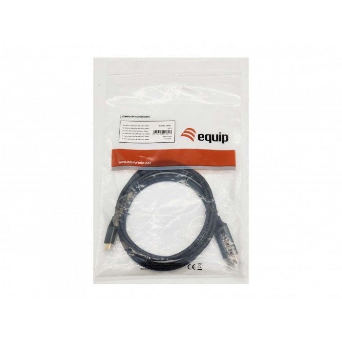 Equip 133416 Adaptador de cabo de vdeo 2 m USB Type-C HDMI Type A (Standard) Cinzento, Preto