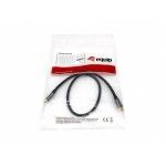 Cabo Usb Type-C para Type-C 100W 5A 3:2 (10G) 0.5M Preto