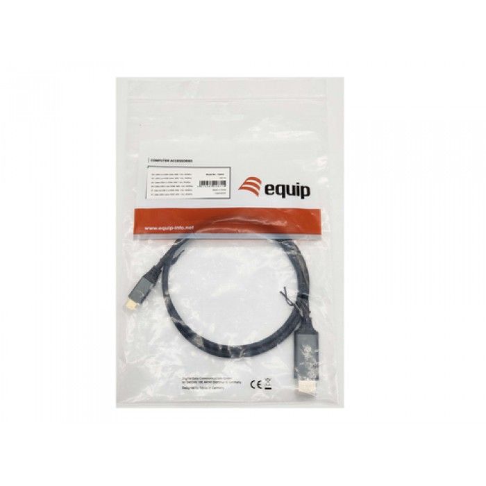 Cabo USB-C PARA HDMI: M/M: 1.0M: 4K/60HZ