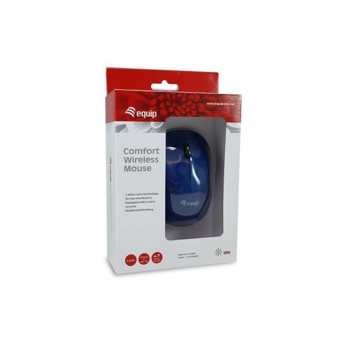 Equip 245112 rato Ambidestro RF Wireless tico