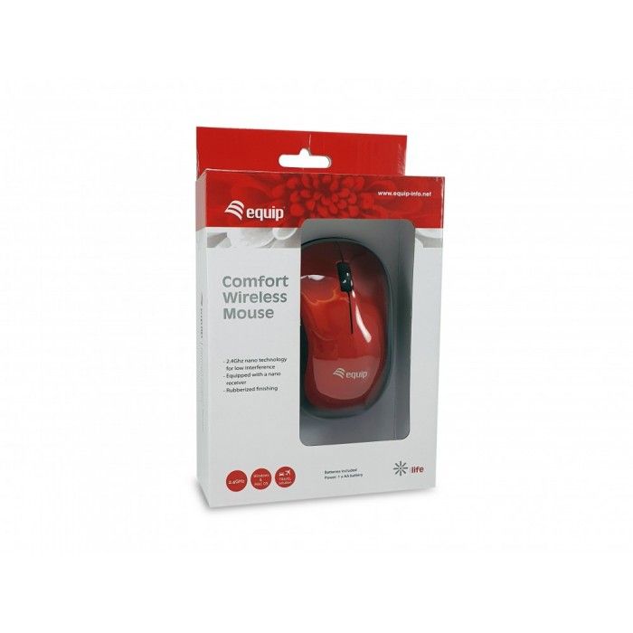 Equip 245113 rato Ambidestro RF Wireless tico