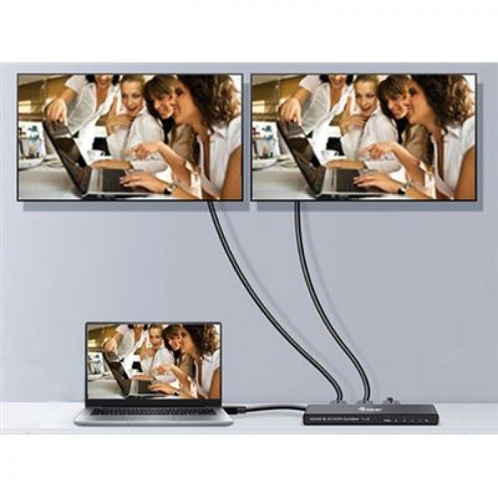 HDMI 2.0 VIDEO-SPLITTER 2-PORT 4K/60HZ