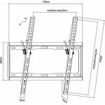 Suporte Inclinvel Vesa TV 32/55P Mx 40Kg