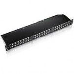 Patch Panel Cat.6 48-Port 19 Inch 1U preto