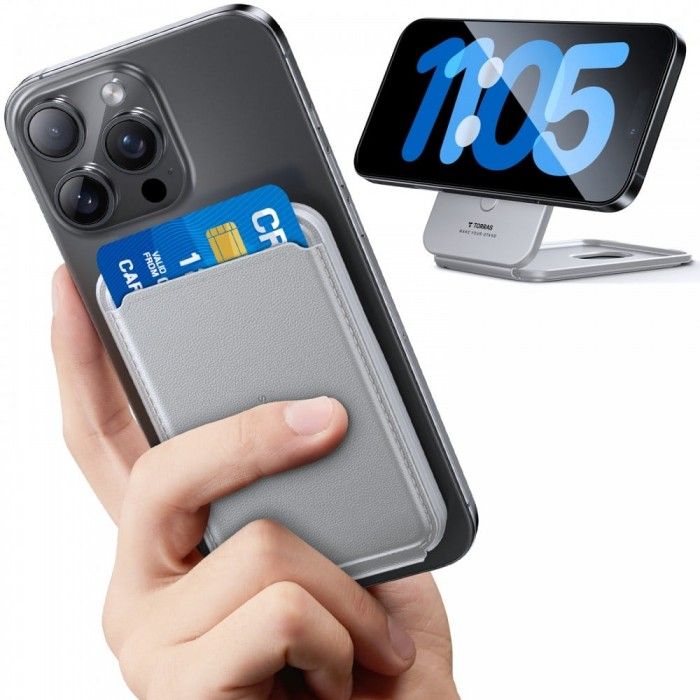 Suporte Torras Magspin Wallet Cinzento