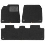 Tapete p/ Carro Baseus T-Space Series 9-Piece Floor Mat For Tesla Model Y Velvet Cluster Black