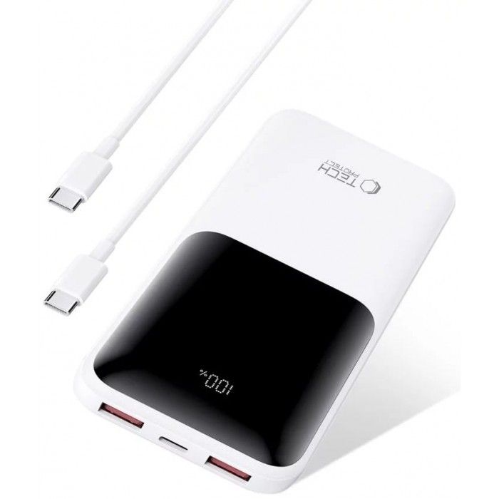 Tech-Protect Pb01 Power Bank 10000Mah 22.5W White
