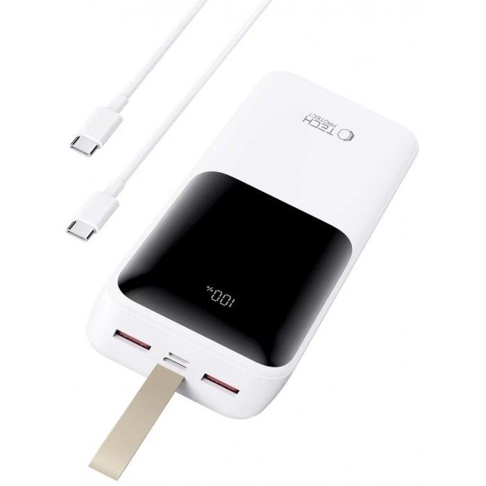 Tech-Protect Pb03 Power Bank 30000Mah 22.5W White