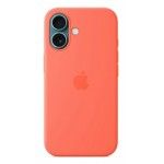 Capa MagSafe iPhone 16 Silicone Tangerina