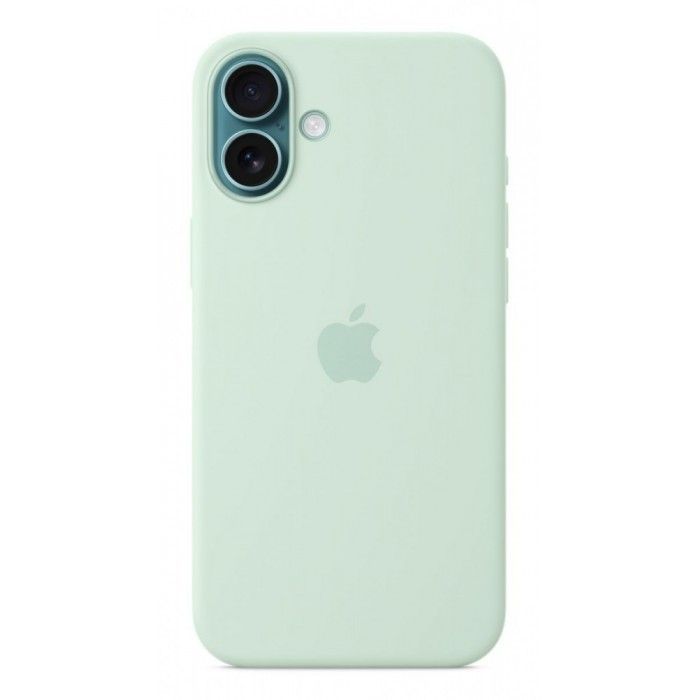 Capa MagSafe iPhone 16 Plus Silicone Agua-marinha