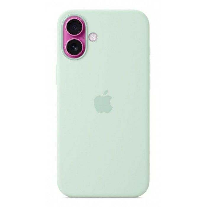 Capa MagSafe iPhone 16 Plus Silicone Agua-marinha