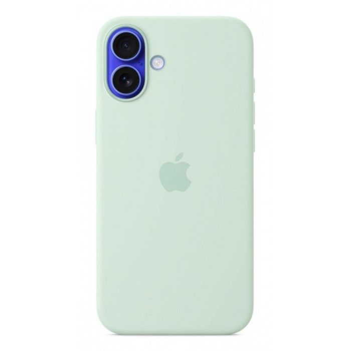 Capa MagSafe iPhone 16 Plus Silicone Agua-marinha