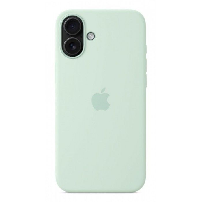 Capa MagSafe iPhone 16 Plus Silicone Agua-marinha