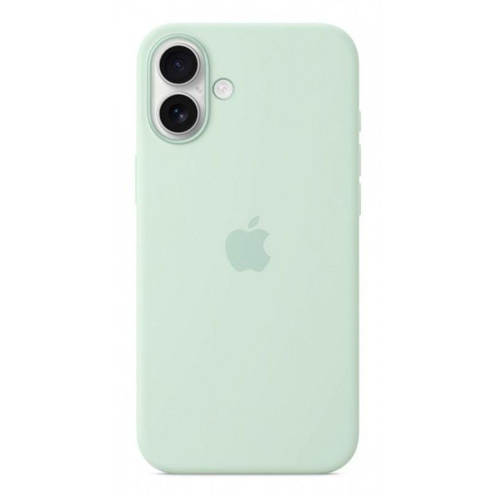 Capa MagSafe iPhone 16 Plus Silicone Agua-marinha