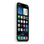 Capa MagSafe iPhone 16 Pro Silicone Agua-marinha