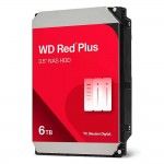 Disco Rgido 3.5" WD Red Plus 6TB 5400RPM 256MB Cache 180MB/s SATA 6Gb/s