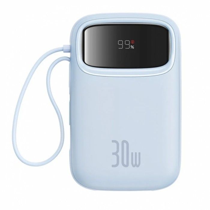 Power Bank QPow 2 2xUSB-C 10000mAh 30W Blue