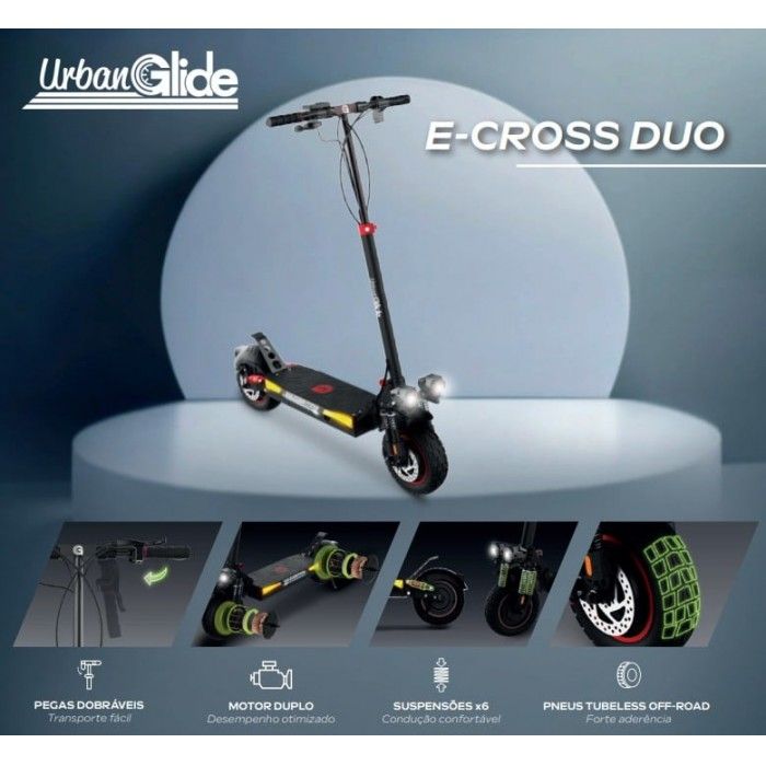 Urbanglide Trotinete Ecross Duo 12,5Ah 48V