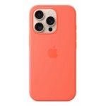 Capa MagSafe iPhone 16 Pro Silicone Tangerina