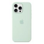 Capa MagSafe iPhone 16 Pro Max Silicone Agua-marinha