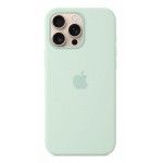 Capa MagSafe iPhone 16 Pro Max Silicone Agua-marinha