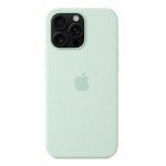 Capa MagSafe iPhone 16 Pro Max Silicone Agua-marinha