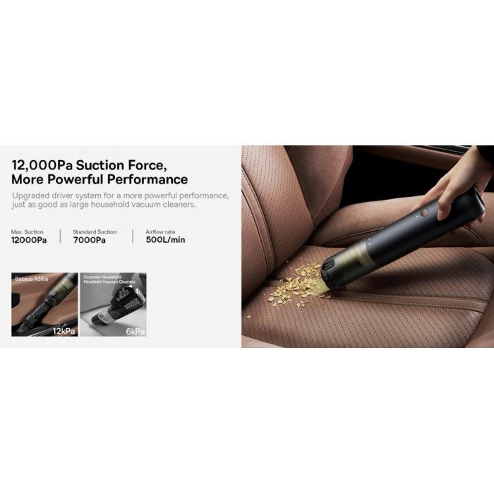 Aspirador Baseus A3LITE Car Vacuum Cleaner Black