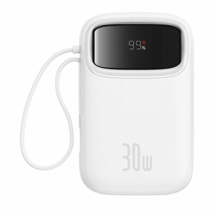 Power Bank QPow 2 2xUSB-C 10000mAh 30W White