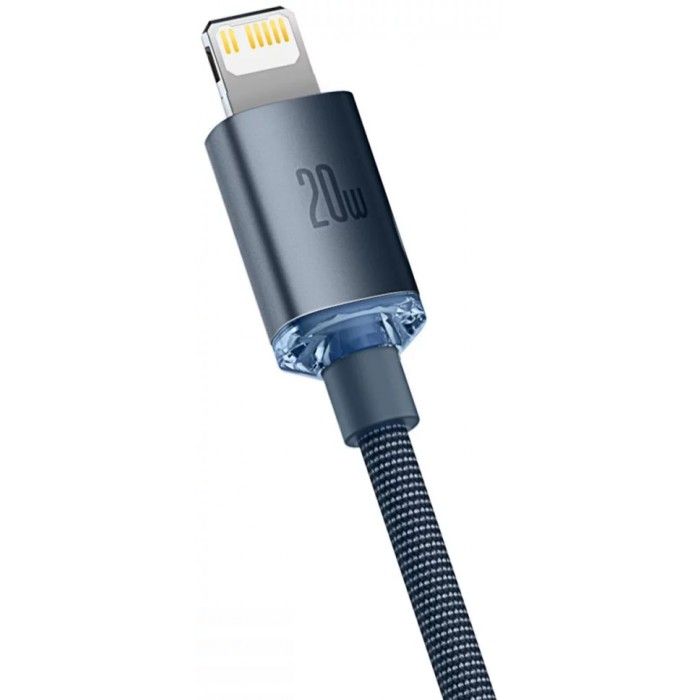 Cabo Usb-C - Lightning Crystal Shine 20W 1.2m Preto