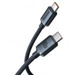 Cabo Crystal Shine Series Fast Charging Data Type-C To Type-C 100W 2M Preto