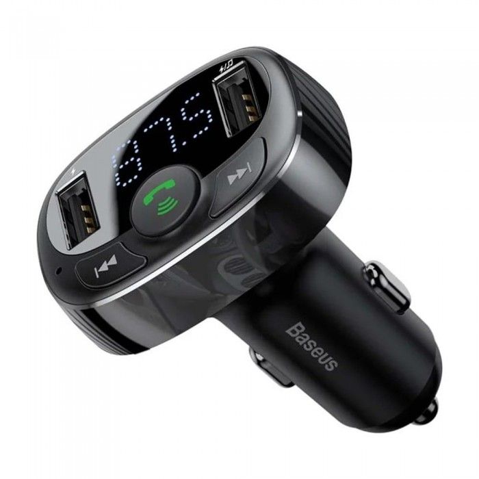 Car Bluetooth T Shaped S-09A Car Bluetooth Mp3 Player (Standard Edition) Preto