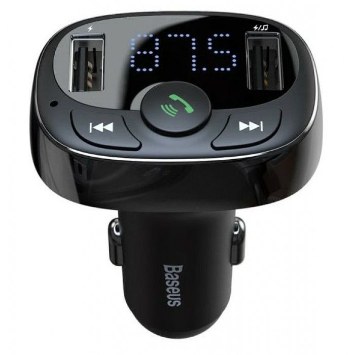 Car Bluetooth T Shaped S-09A Car Bluetooth Mp3 Player (Standard Edition) Preto