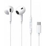 Auscultadores Encok CZ17 Wired Moon White