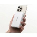 Os-Baseus Airpow Ii Qi2 Magnetic Power Bank 10000Mah 22.5W Moon White
