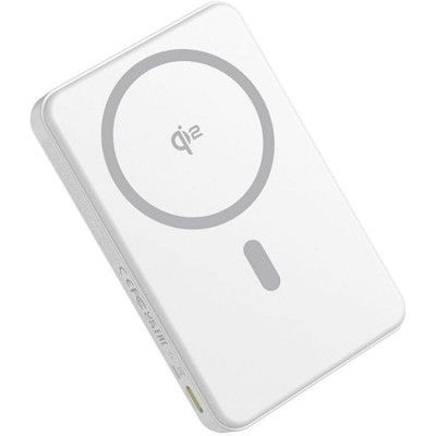 Os-Baseus Airpow Ii Qi2 Magnetic Power Bank 10000Mah 22.5W Moon White