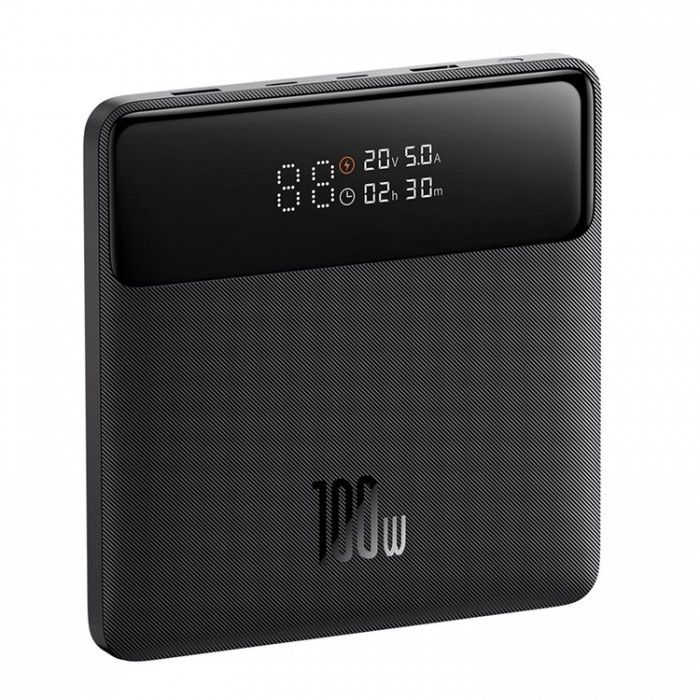 Blade Power Digital Display Fast Charging Power Bank Hd Edition 20000Mah 100W Black