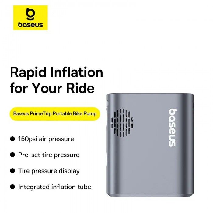 Baseus Primetrip Series Portable Bike Pump Cosmic Black
