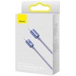 Cabo Carregamento Rpido Usb-C - Usb-C Crystal Shine 100W 1.2M Roxo