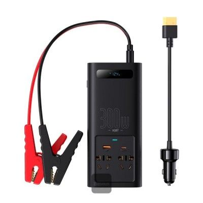 Inversor Baseus Igbt Power Inverter 300W (220V Cn/Eu ) Black