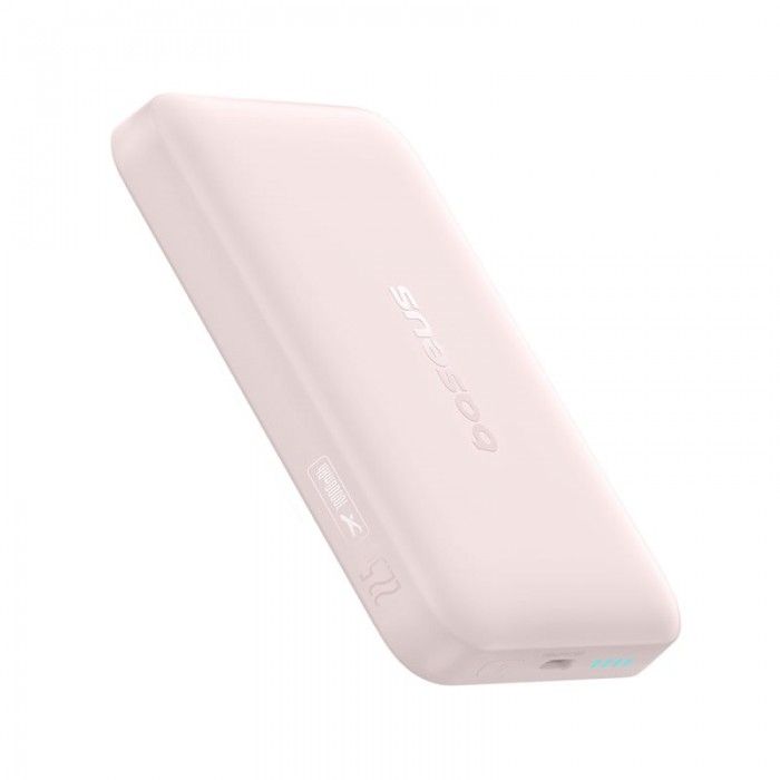 Powerbank Enerfill Fm11 Ultra-Mini Magnetic Power Bank 10000Mah 22.5W Baby Pink