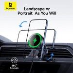 Suporte Baseus Magpro Series Magnetic Wireless Charging Car Mount Air Vent Version 15W Qi2.0 Cosmic
