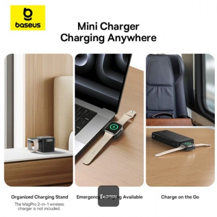 Carregador Magpro Magnetic Wireless Charger For E-Watch 2.5W Cosmic Black