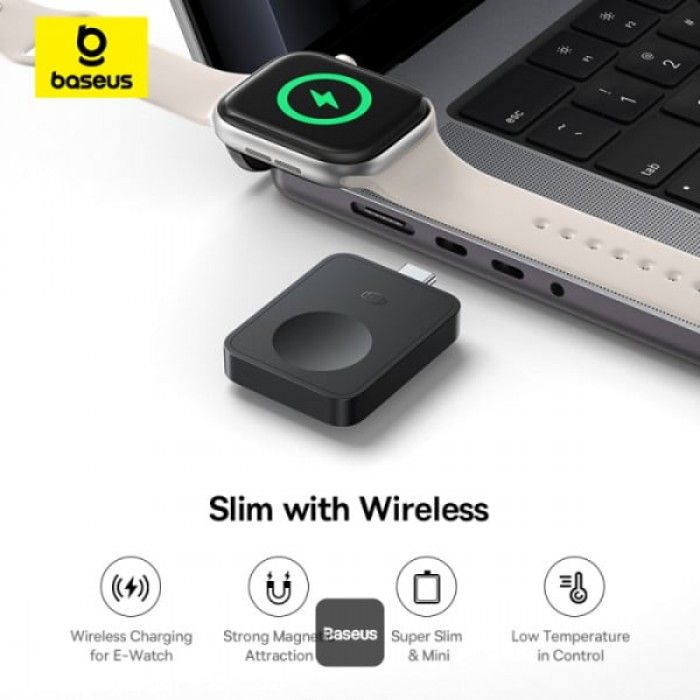 Carregador Magpro Magnetic Wireless Charger For E-Watch 2.5W Cosmic Black