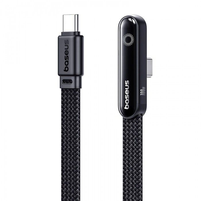 Cabo Baseus Mvp 3 Fast Charging Cable Usb-C To Usb-C 100W 1M Cosmic Black