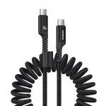 Cabo Baseus Fish-Eye Fast Charging Data Cable Usb-C To Usb-C 100W 1M Cluster Black