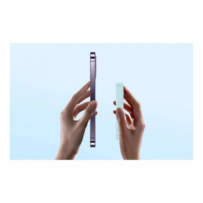 Power Bank Magnetic Mini Wireless Fast Charge 2022, 6000Mah 20W Azul Power Bank Magnetic Mini Wireless Fast Charge 2022, 6000Mah 20W Azul