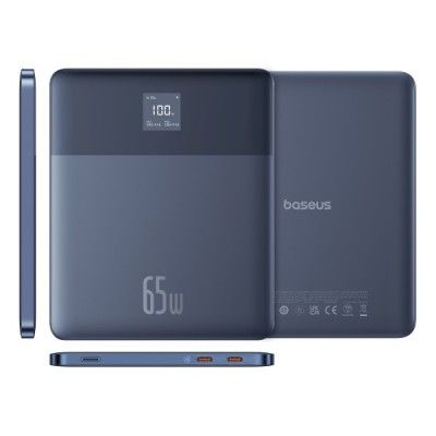 Powerbank Blade2 c/ Display 12000Mah 65W Azul