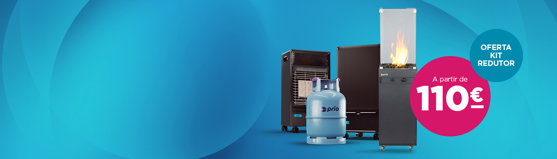 Oferta de carga de Gs na compra de um Aquecedor